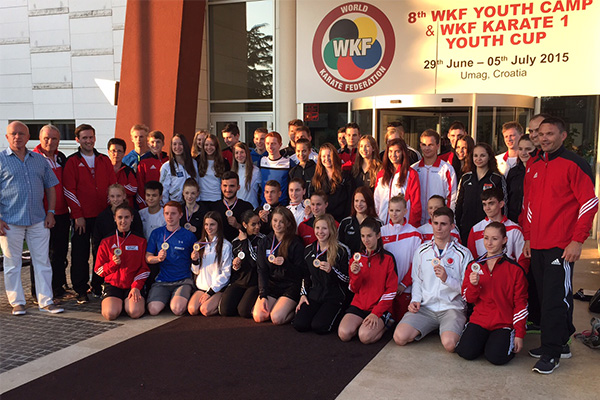 2015 07 04 WKF Youth Cup Umag Team Austria