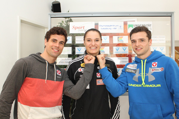 EM Starter Thomas Kaserer Alisa Buchinger Stefan Pokorny