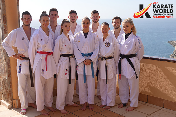 Kumite-Team Austria WKF Weltmeisterschaft 2018