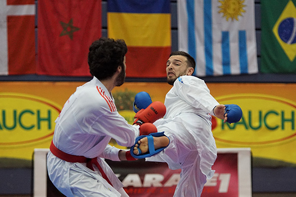 Platz 5 für Stefan Pokorny beim Karate1 Salzburg