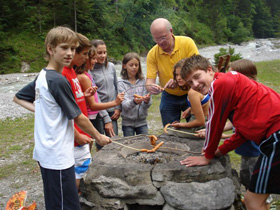 Grillfeier in der Vorderkaserklamm